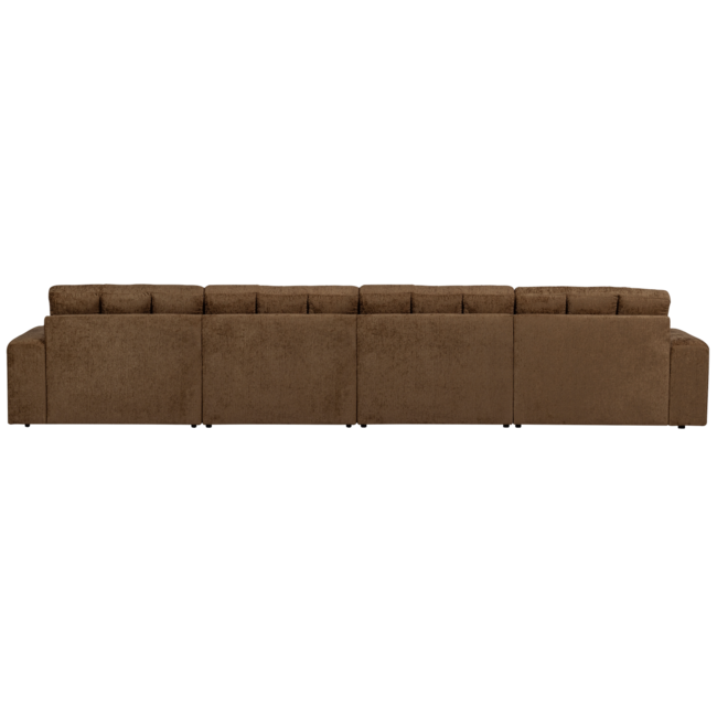 Woood Second date 4-zits bank structure velvet brass