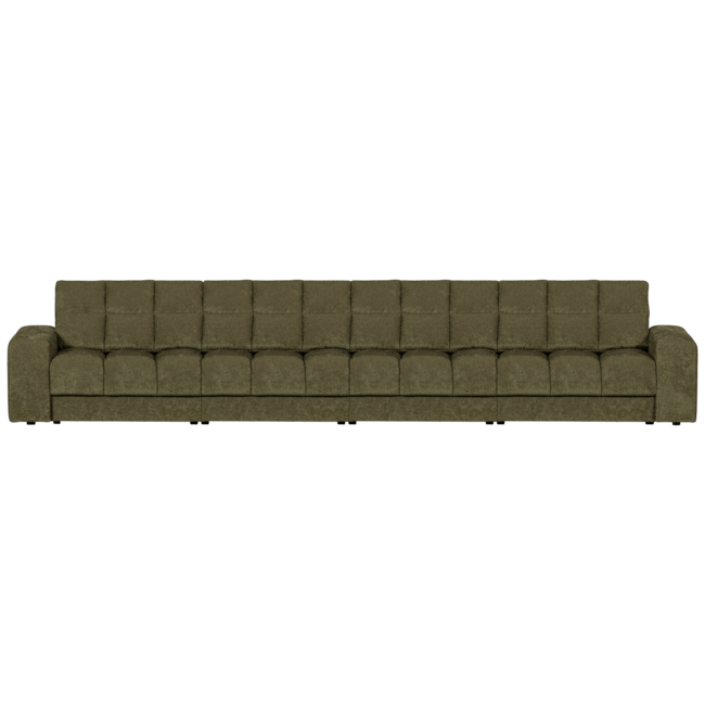 Woood Second date 4-zits bank vintage groen
