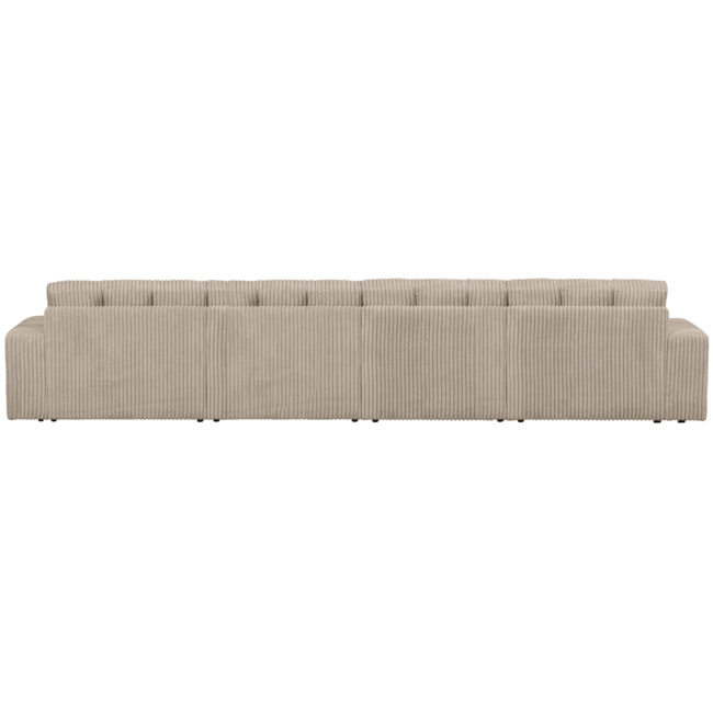 Woood Second date 4-zits bank grove ribstof travertin