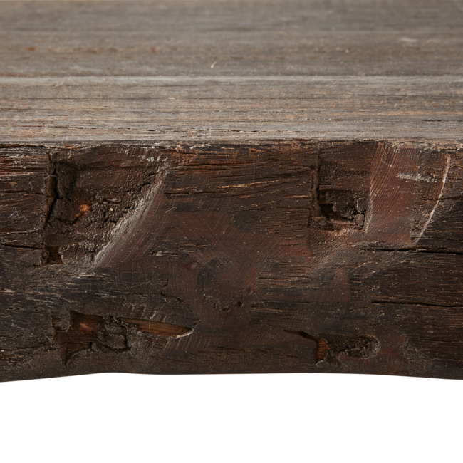 Woood Clyde bankje hout donkerbruin