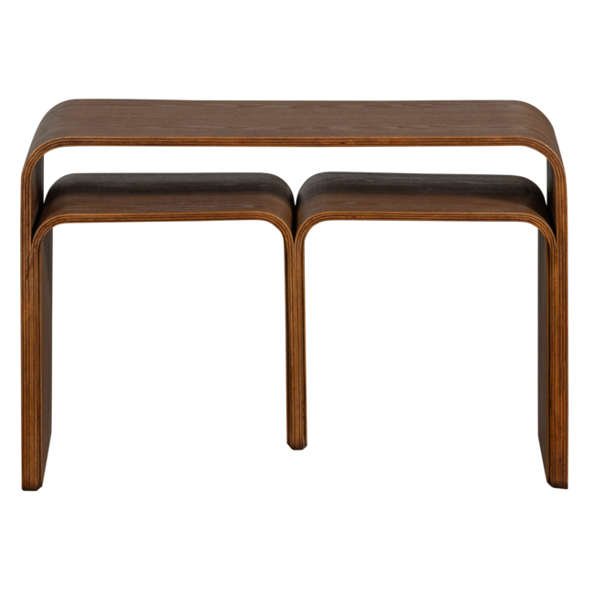 Woood Frey multifunctionele bijzettafel walnoot