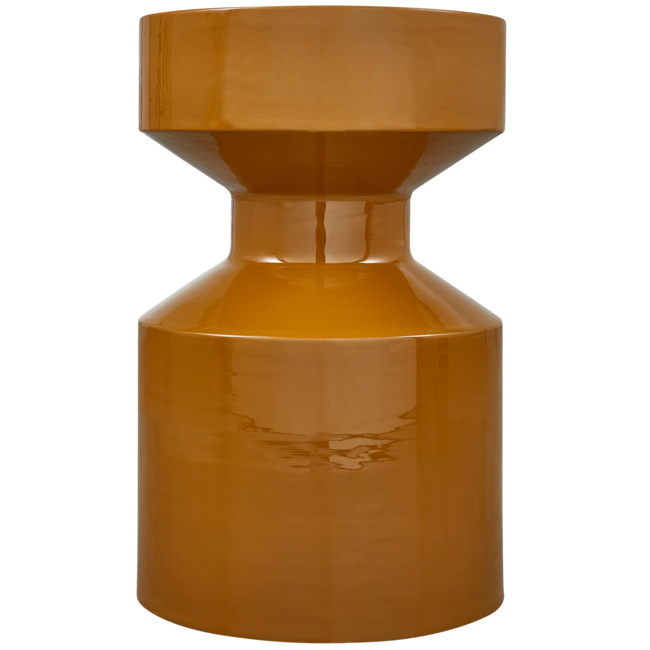 Woood Ferry bijzettafel metaal honinggeel