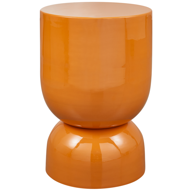 Woood Hekla bijzettafel metaal oranje