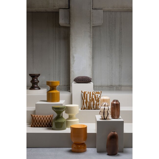 Woood Hekla bijzettafel metaal oranje