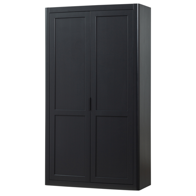 Woood Gunnar opbergkast grenen matzwart/mud [fsc]