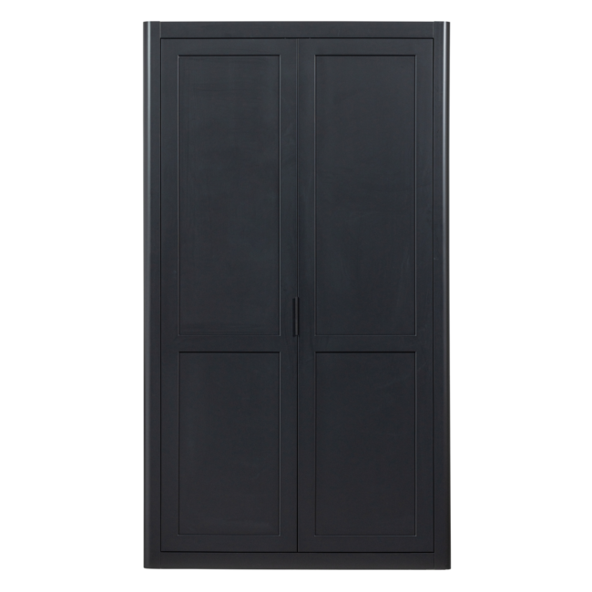 Woood Gunnar opbergkast grenen matzwart/mud [fsc]