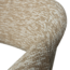 Woood Yossi eetkamerstoel zand met houten poot naturel