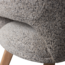 Woood Murat eetkamerstoel naturel met houten poot naturel