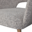 Woood Murat eetkamerstoel naturel met houten poot naturel