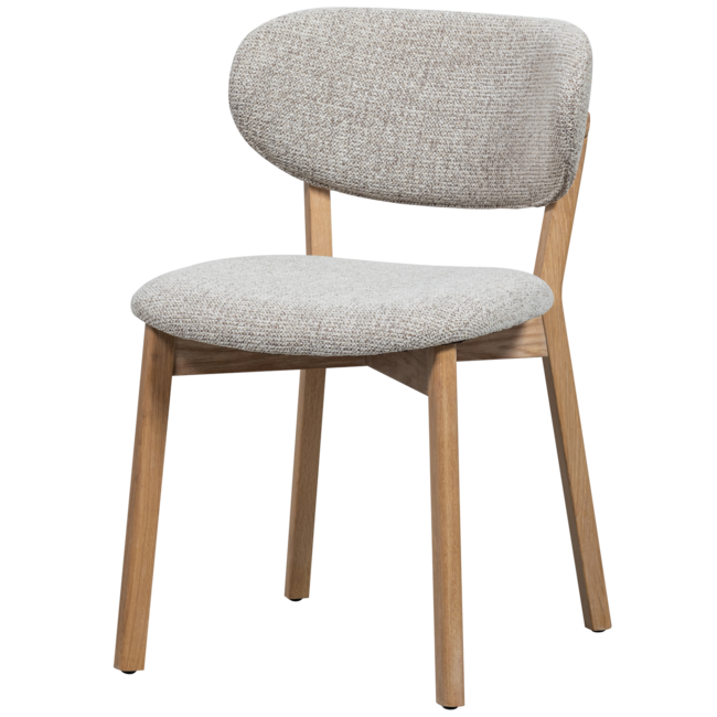 Woood Udar eetkamerstoel met houten frame naturel