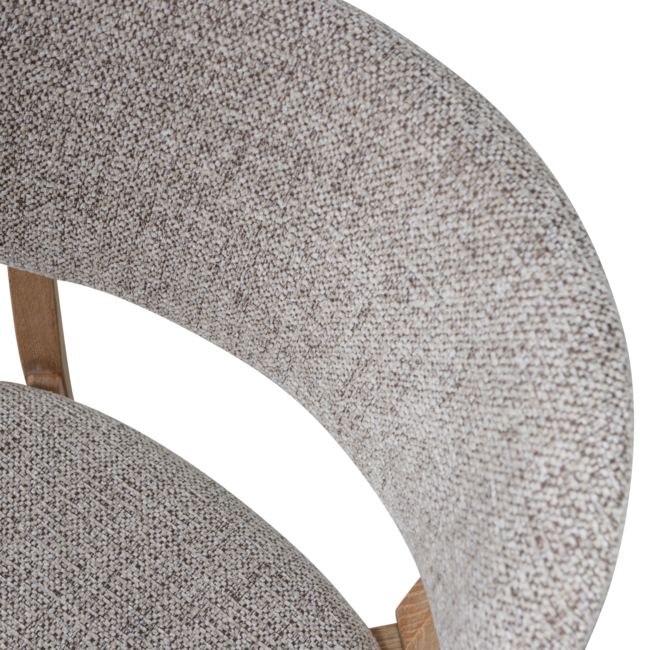 Woood Udar eetkamerstoel met houten frame naturel