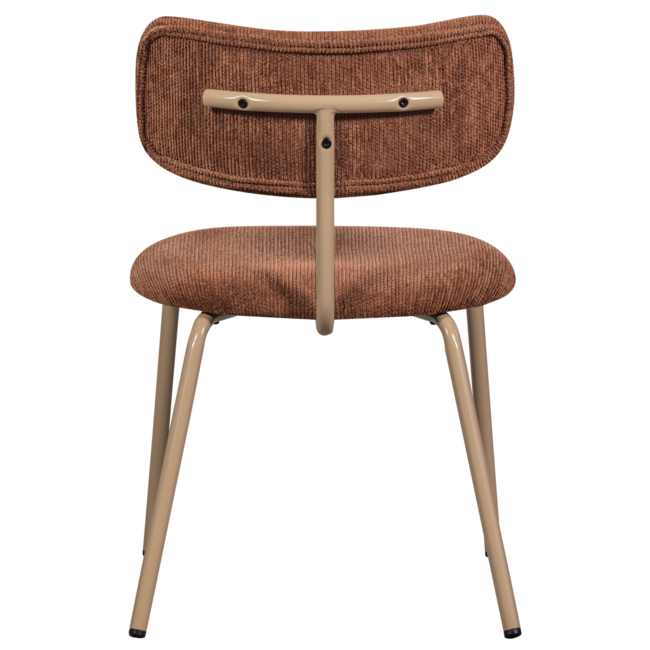 Woood Travis eetkamerstoel bruin