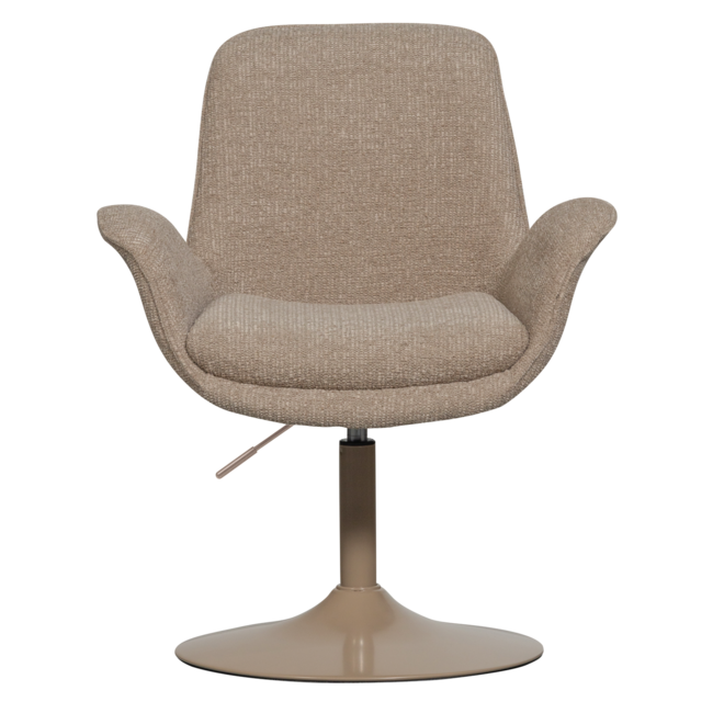 Woood Marten in hoogte verstelbare eetkamerstoel zand