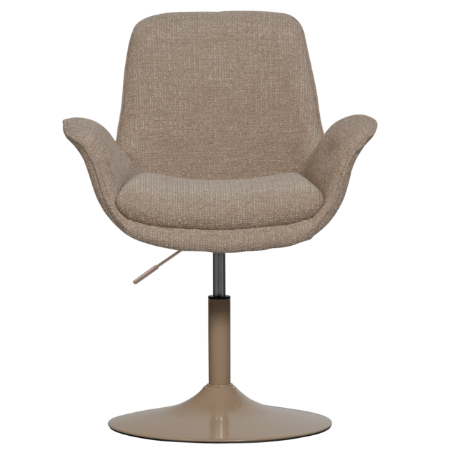 Woood Marten in hoogte verstelbare eetkamerstoel zand