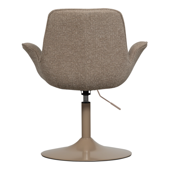 Woood Marten in hoogte verstelbare eetkamerstoel zand