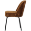 Woood Vogue eetkamerstoel 3d chenille middenbruin