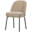 Woood Vogue eetkamerstoel 3d chenille zand