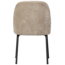 Woood Vogue eetkamerstoel 3d chenille zand