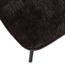 Woood Vogue eetkamerstoel 3d chenille donkerbruin