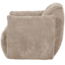 Woood Baggy draaifauteuil 3d chenille zand