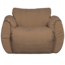 Woood Baggy draaifauteuil geweven chenille bruin
