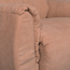 Woood Baggy draaifauteuil geweven chenille oudroze