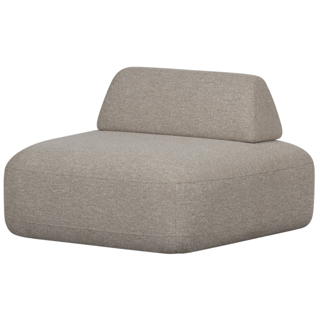 Woood Sterck fauteuil met verplaatsbare rugleuning naturel