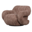 Woood Folke fauteuil chenille oudroze melange