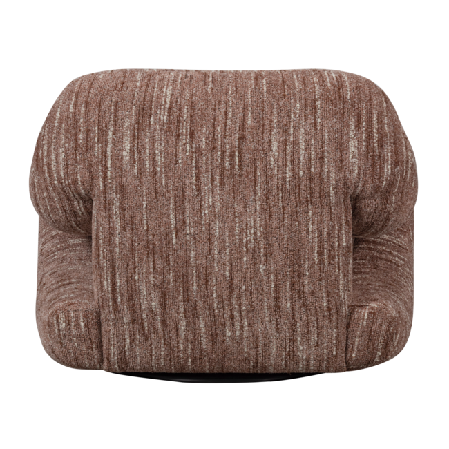 Woood Folke fauteuil chenille oudroze melange