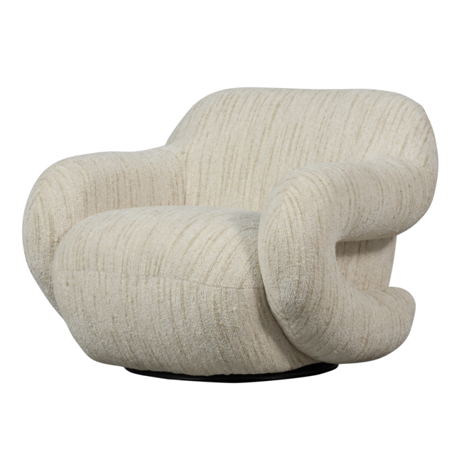 Woood Folke fauteuil chenille naturel melange