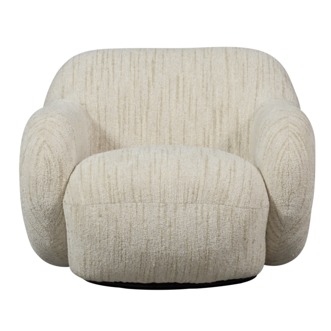 Woood Folke fauteuil chenille naturel melange