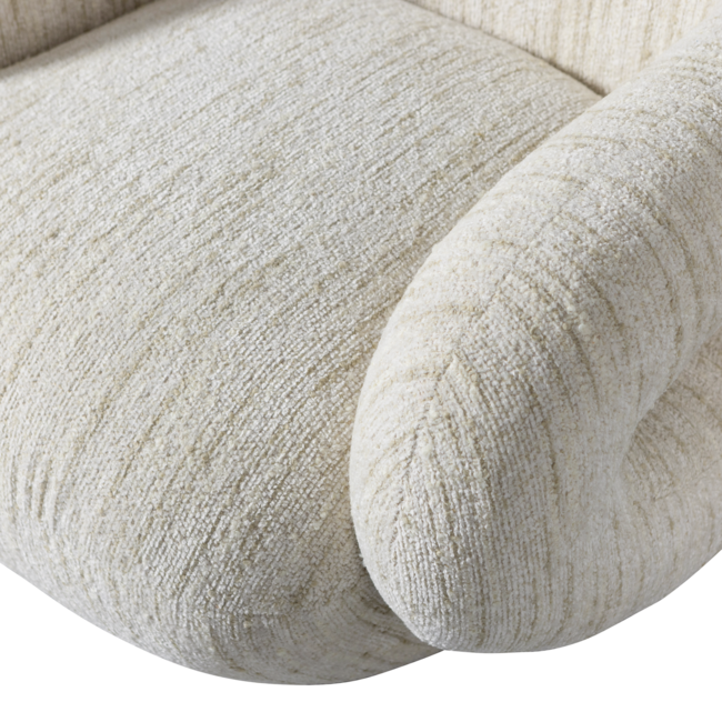 Woood Folke fauteuil chenille naturel melange