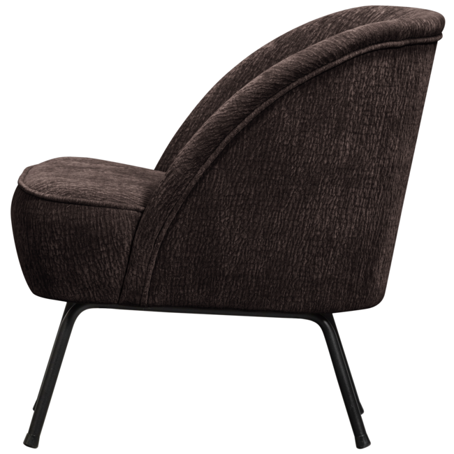 Woood Vogue fauteuil 3d chenille donkerbruin
