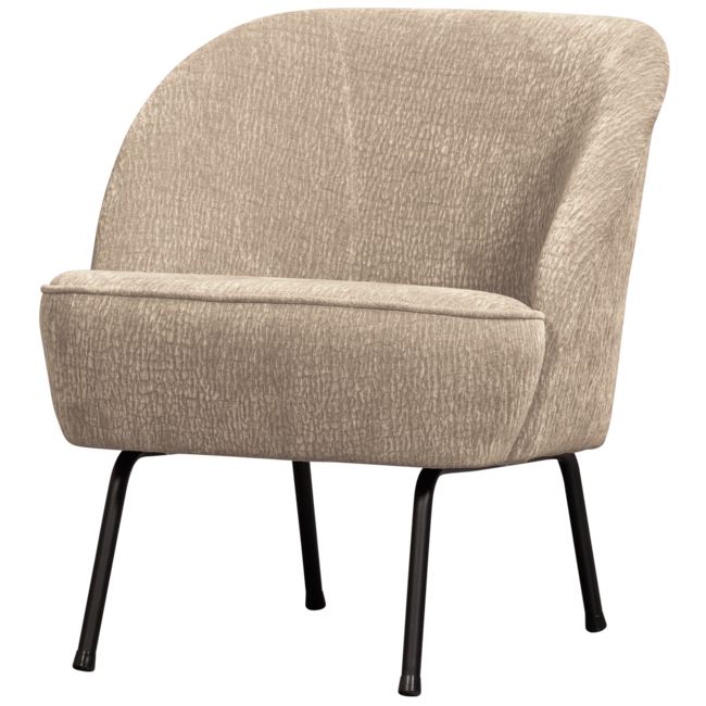 BePureHome Vogue fauteuil 3d chenille zand