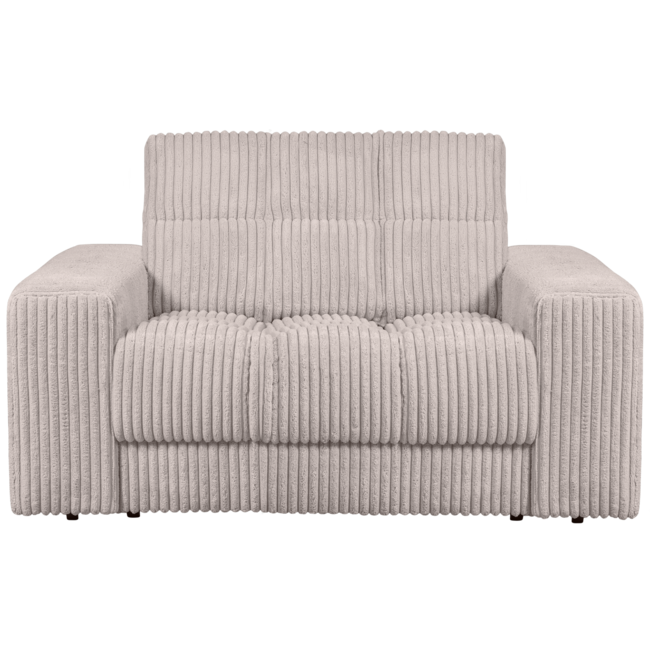 Woood Second date loveseat grove ribstof naturel