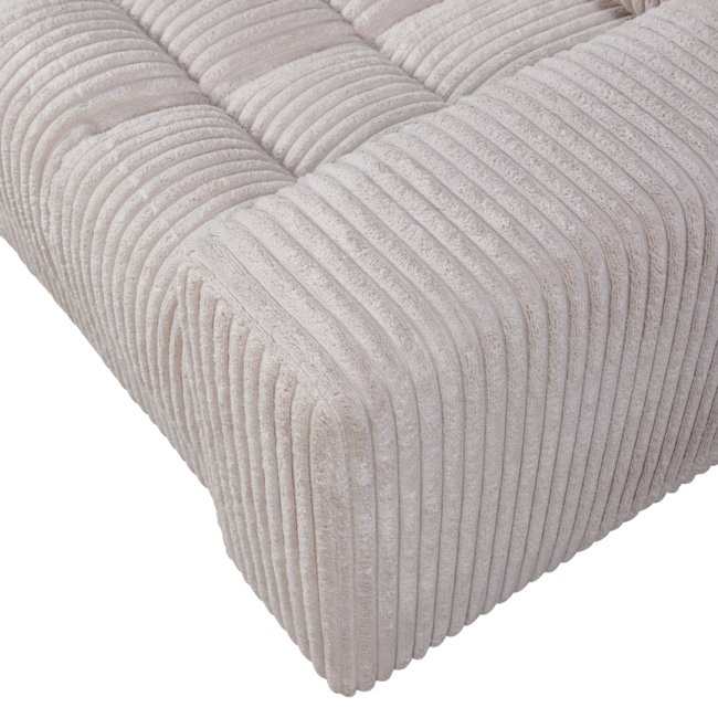 Woood Second date loveseat grove ribstof naturel