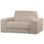 Woood Second date loveseat grove ribstof travertin