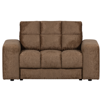 Woood Second date loveseat structure velvet brass