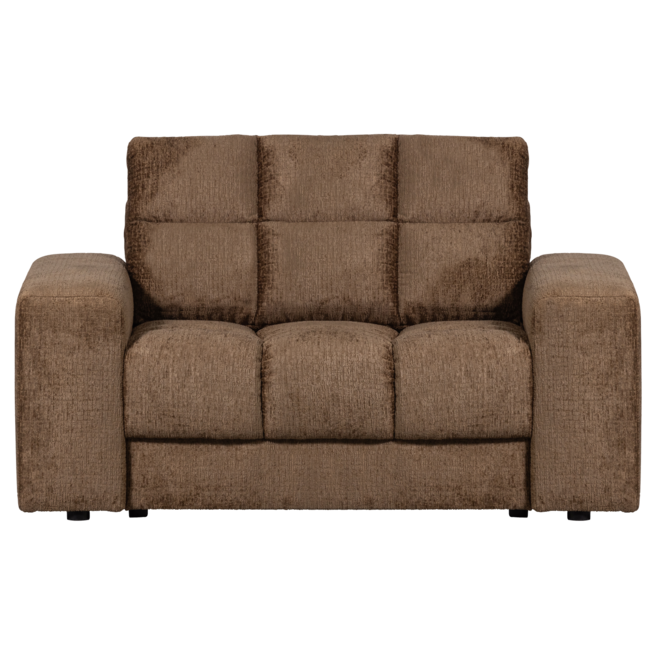 Woood Second date loveseat structure velvet brass