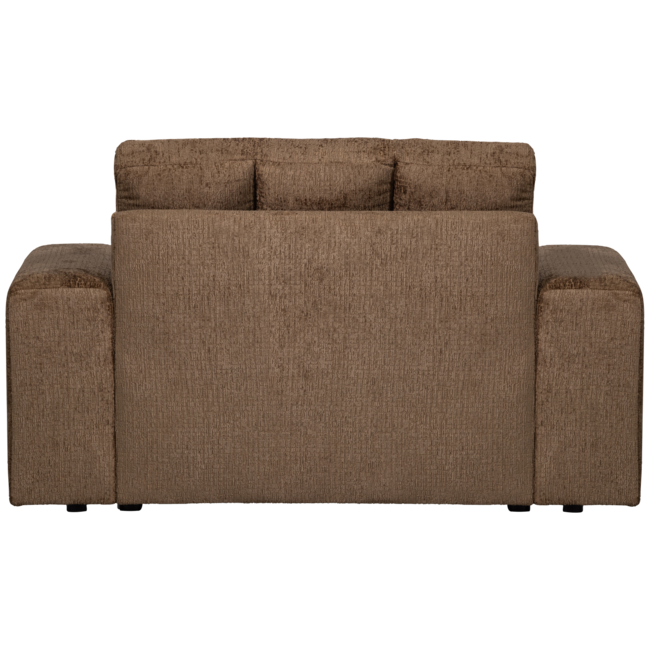 Woood Second date loveseat structure velvet brass