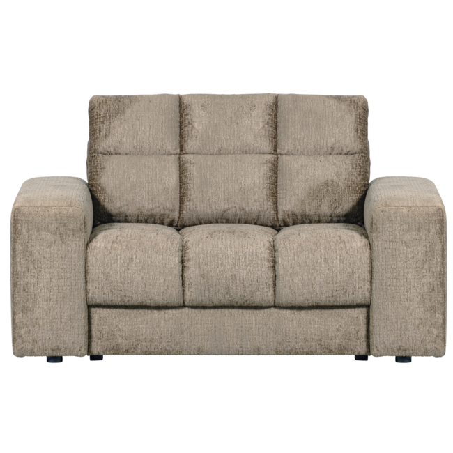 Woood Second date loveseat structure velvet wheatfield