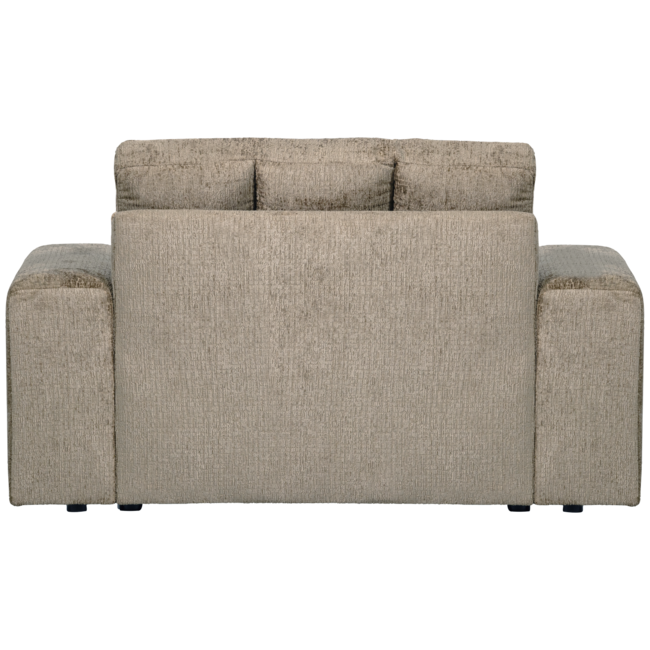 Woood Second date loveseat structure velvet wheatfield