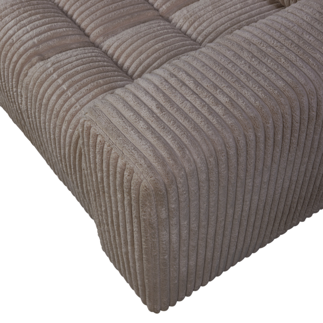 Woood Second date loveseat grove ribstof mud