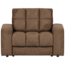 Woood Second date fauteuil structure velvet brass
