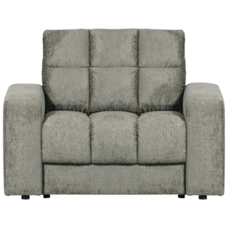 Woood Second date fauteuil structure velvet frost