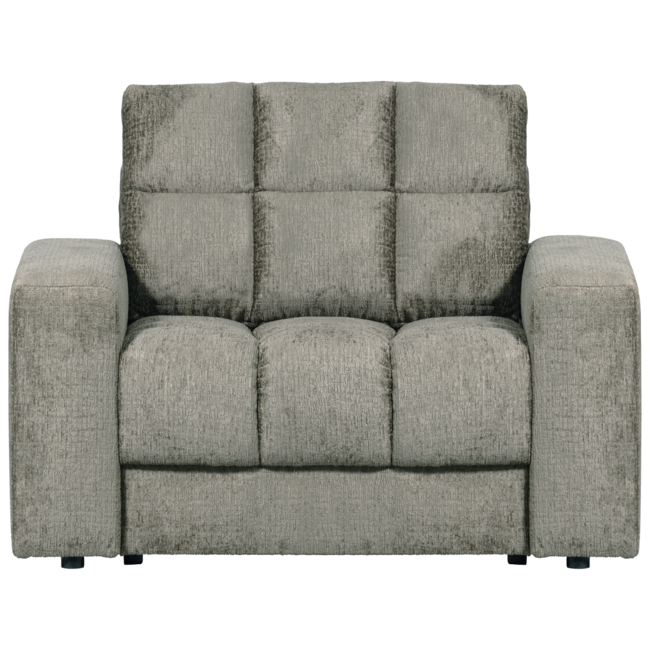 Woood Second date fauteuil structure velvet frost