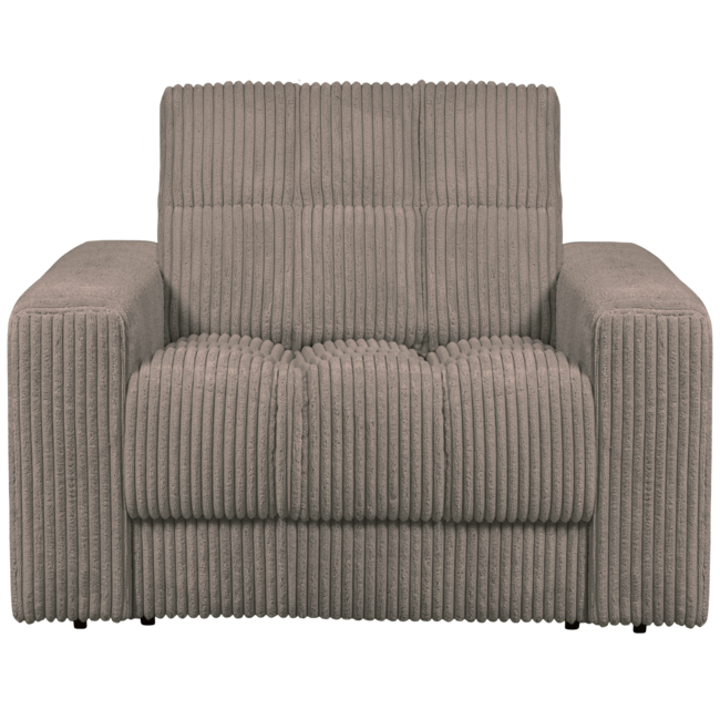 Woood Second date fauteuil grove ribstof mud