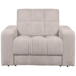 Woood Second date fauteuil grove ribstof naturel