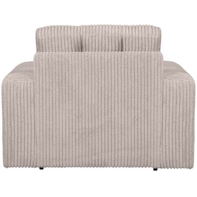 Woood Second date fauteuil grove ribstof naturel