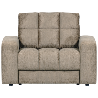 Woood Second date fauteuil structure velvet wheatfield